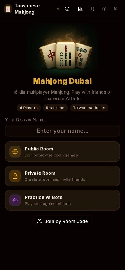Mahjong Dubai mobile view